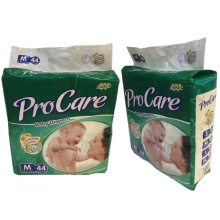 Usine de couches jetables pour bébés de marque ProCare à Fujian